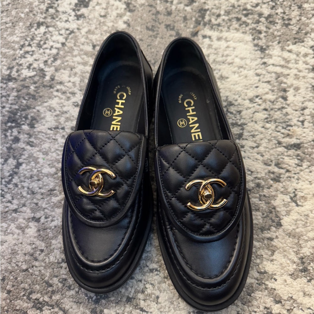 Chanel Turnlock Loafers